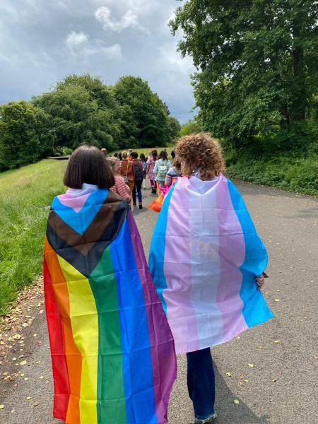 Walk with PRIDE Lav and Poppy Flag Picture.JPG