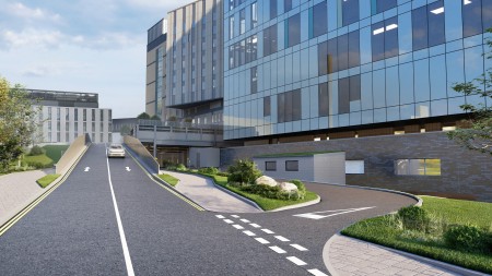 Artistic impression of the approach from Daulby Street towards the Ramp and Podium.jpg
